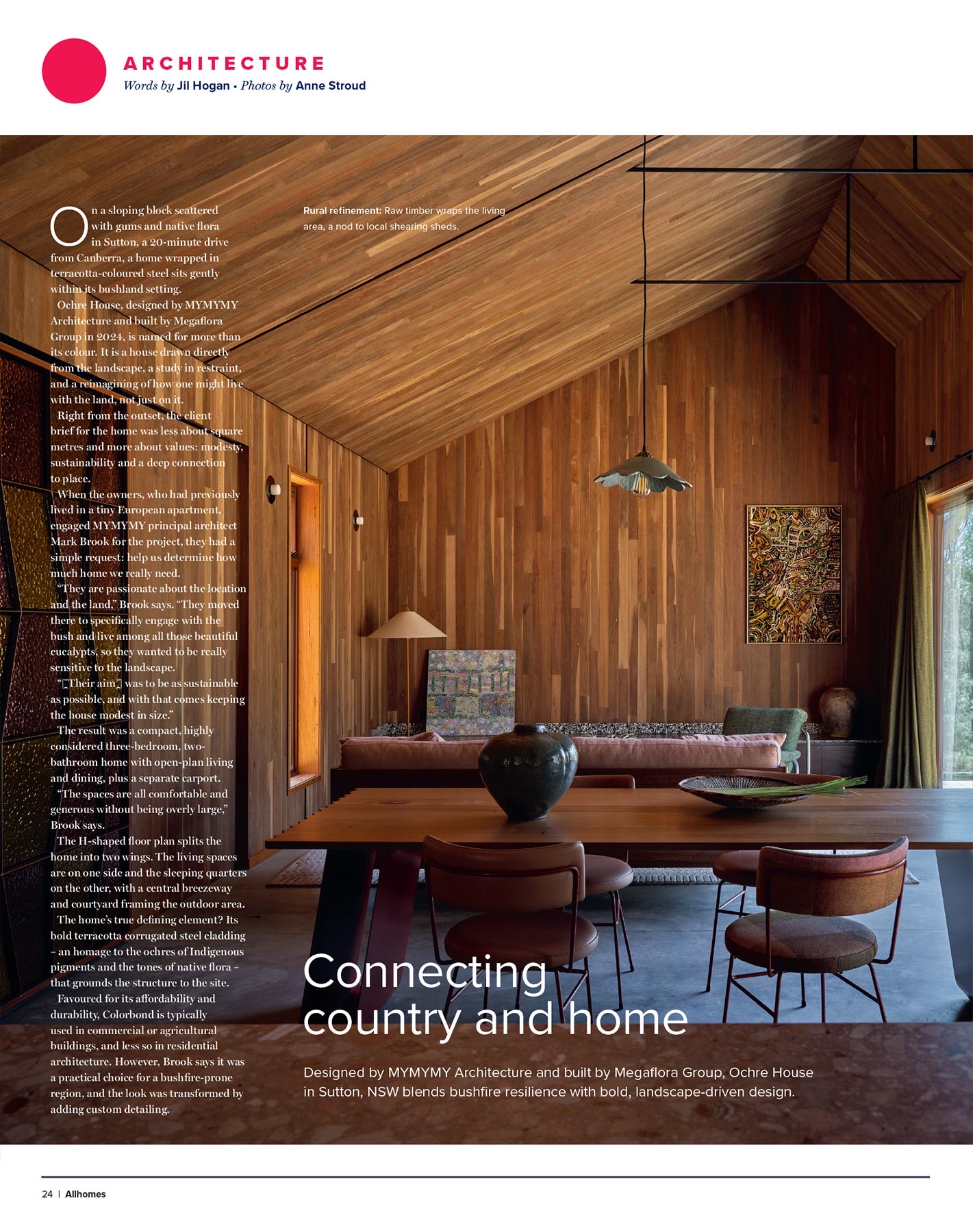 Allhomes architecture editorial OchreHouse