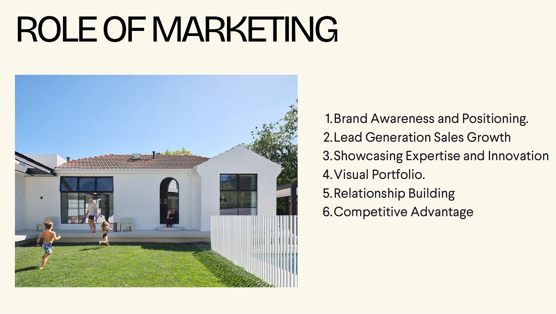 Pixel International role of marketing